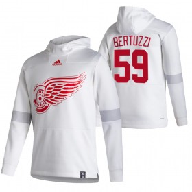 Herren Detroit Red Wings tyler bertuzzi 59 2020-2021 Reverse Retro Pullover Hooded Sweatshirt